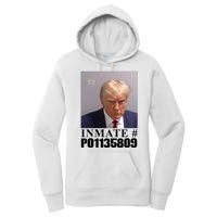 Inmate Number Donald Trump Mugshot Women's Pullover Hoodie