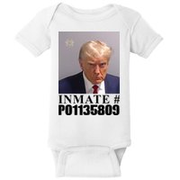 Inmate Number Donald Trump Mugshot Baby Bodysuit