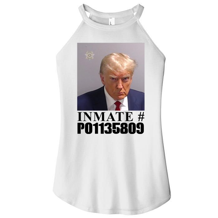 Inmate Number Donald Trump Mugshot Women's Perfect Tri Rocker Tank