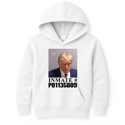 Inmate Number Donald Trump Mugshot Kids Hoodie
