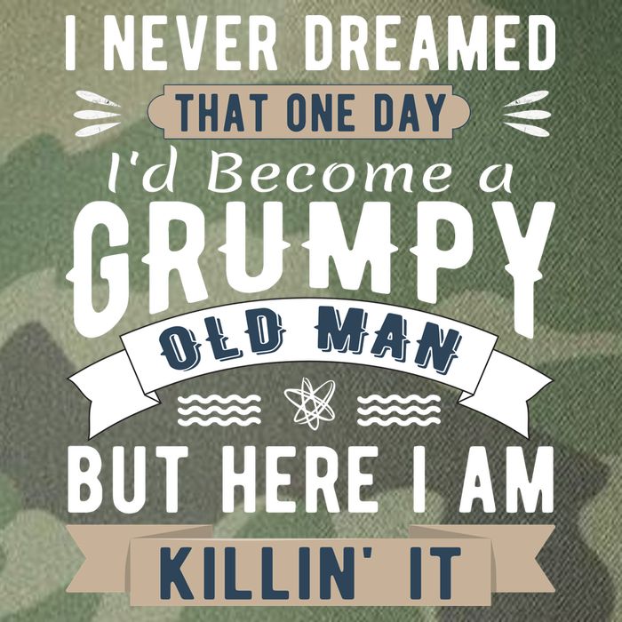 I Never Dreamed I'd Be A Grumpy Old Man Legacy Tie Dye Trucker Hat