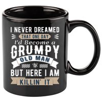 I Never Dreamed I'd Be A Grumpy Old Man 11oz C Handle Ceramic Mug