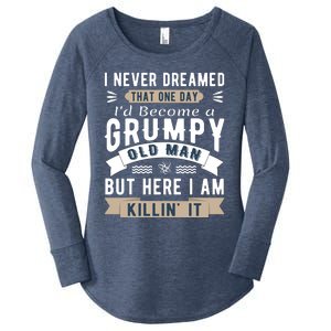 I Never Dreamed I'd Be A Grumpy Old Man Women's Perfect Tri Tunic Long Sleeve Shirt