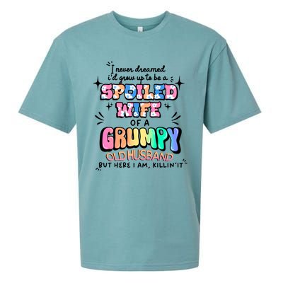 I Never Dreamed Id Grow Up To Be A Spoiled Wife Sueded Cloud Jersey T-Shirt