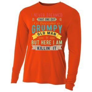 I Never Dreamed I'd Be A Grumpy Old Man Cooling Performance Long Sleeve Crew