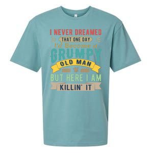 I Never Dreamed I'd Be A Grumpy Old Man Sueded Cloud Jersey T-Shirt