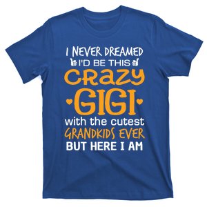 I Never Dreamed Id Be This Crazy Gigi With Grand Meaningful Gift T-Shirt