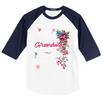 I Never Dreamed Id End Up A Grandma Grandson Mother’S Day Meaningful Gift Baseball Sleeve Shirt