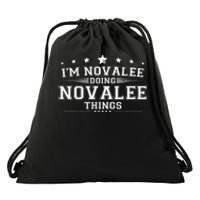 Im Novalee Doing Novalee Things Drawstring Bag