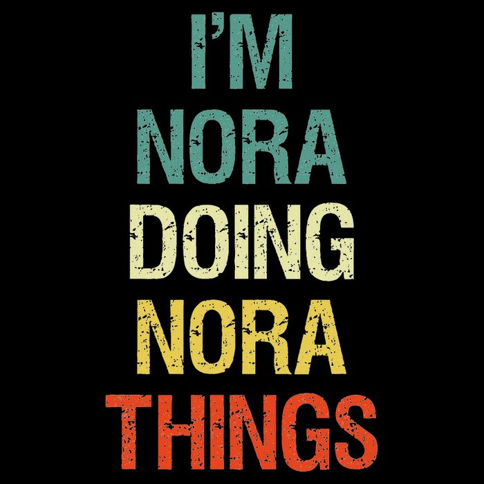 IM Nora Doing Nora Things Personalised Gift With Sweatshirt