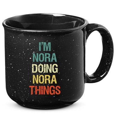 IM Nora Doing Nora Things Personalised Gift With 15oz Campfire Ceramic Mug
