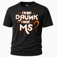 Im Not Drunk I Have Ms Orange Glial Scar Multiple Sclerosis Gift Performance Shirt