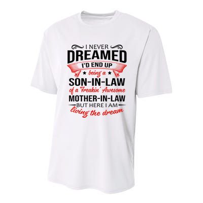 I Never Dreamed I'd End Up Being A Son In Law Awesome Gifts TShirt Youth Performance Sprint T-Shirt