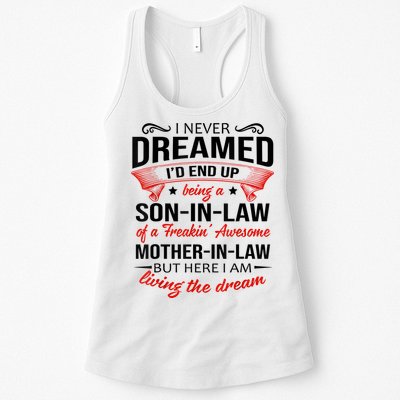 I Never Dreamed I'd End Up Being A Son In Law Awesome Gifts TShirt Womens Tank Top