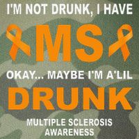 IM Not Drunk I Have Ms Multiple Sclerosis Awareness Legacy Tie Dye Trucker Hat
