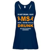 IM Not Drunk I Have Ms Multiple Sclerosis Awareness Ladies Essential Flowy Tank
