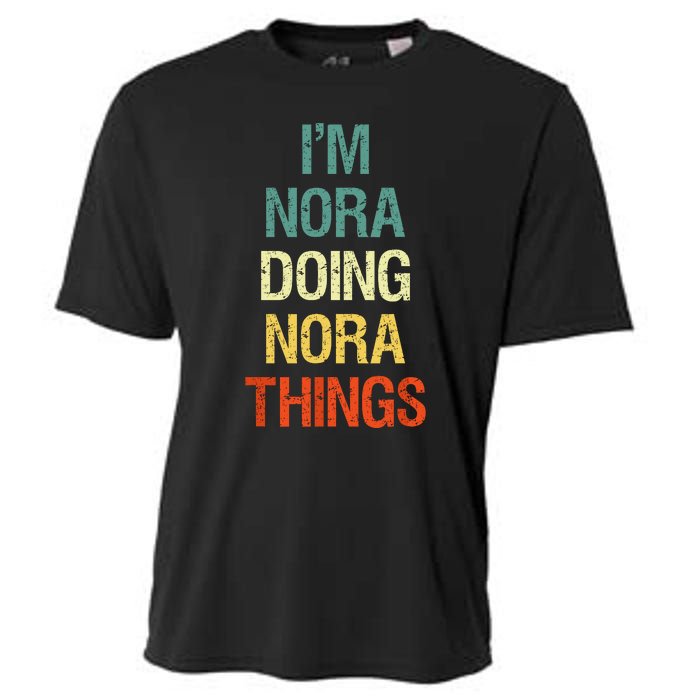 IM Nora Doing Nora Things Personalized First Name Gift Cooling Performance Crew T-Shirt