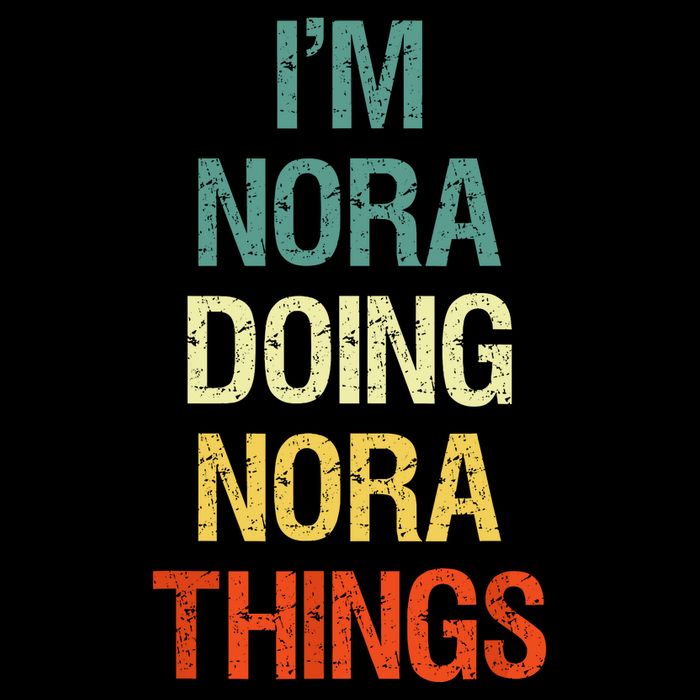 IM Nora Doing Nora Things Personalized First Name Gift Bucket Hat