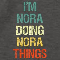 IM Nora Doing Nora Things Personalized First Name Gift Vector Backpack