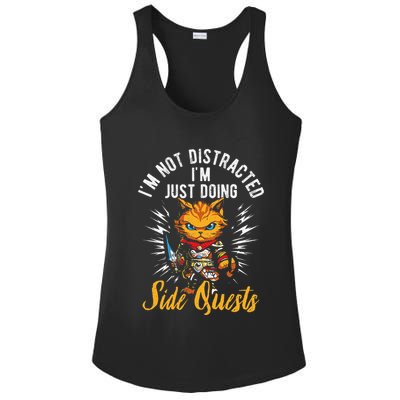IM Not Distracted IM Just Doing Side Quests Ladies PosiCharge Competitor Racerback Tank