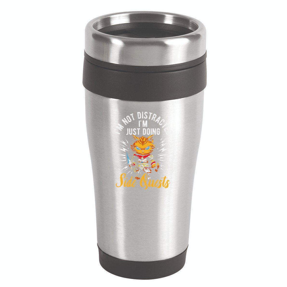 IM Not Distracted IM Just Doing Side Quests 16oz Travel Tumbler