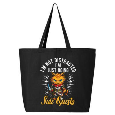 IM Not Distracted IM Just Doing Side Quests 25L Jumbo Tote