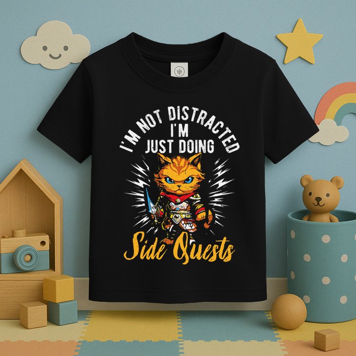 IM Not Distracted IM Just Doing Side Quests Toddler T-Shirt