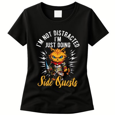 IM Not Distracted IM Just Doing Side Quests Womens T-Shirt