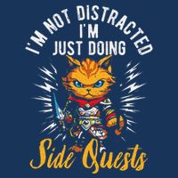 IM Not Distracted IM Just Doing Side Quests Infant Baby Jersey Bodysuit