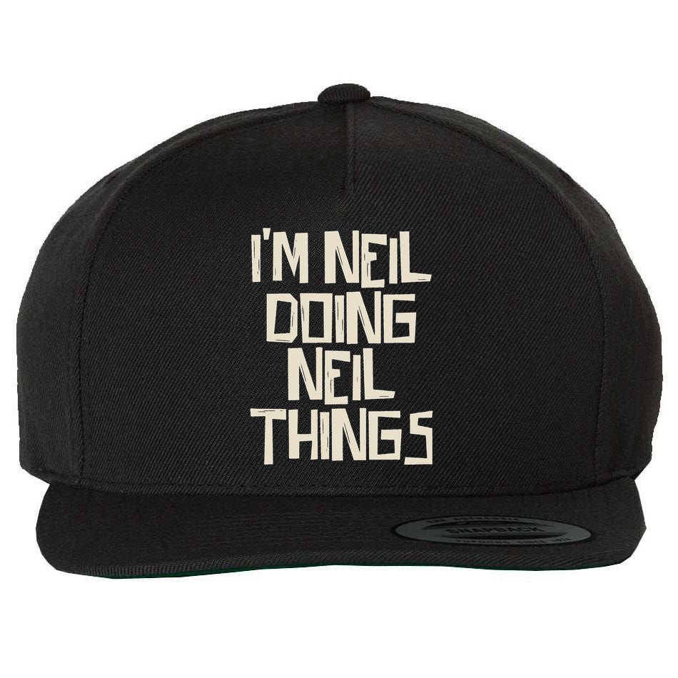IM Neil Doing Neil Things Wool Snapback Cap