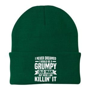 I Never Dreamed I Would Be A Grumpy Old Man Father´s Day Knit Cap Winter Beanie