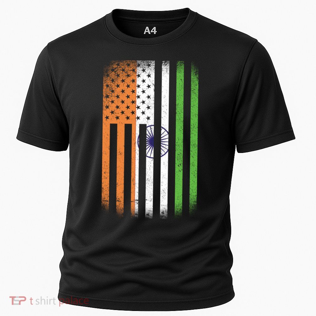 Vintage Indian Flag Performance Shirt