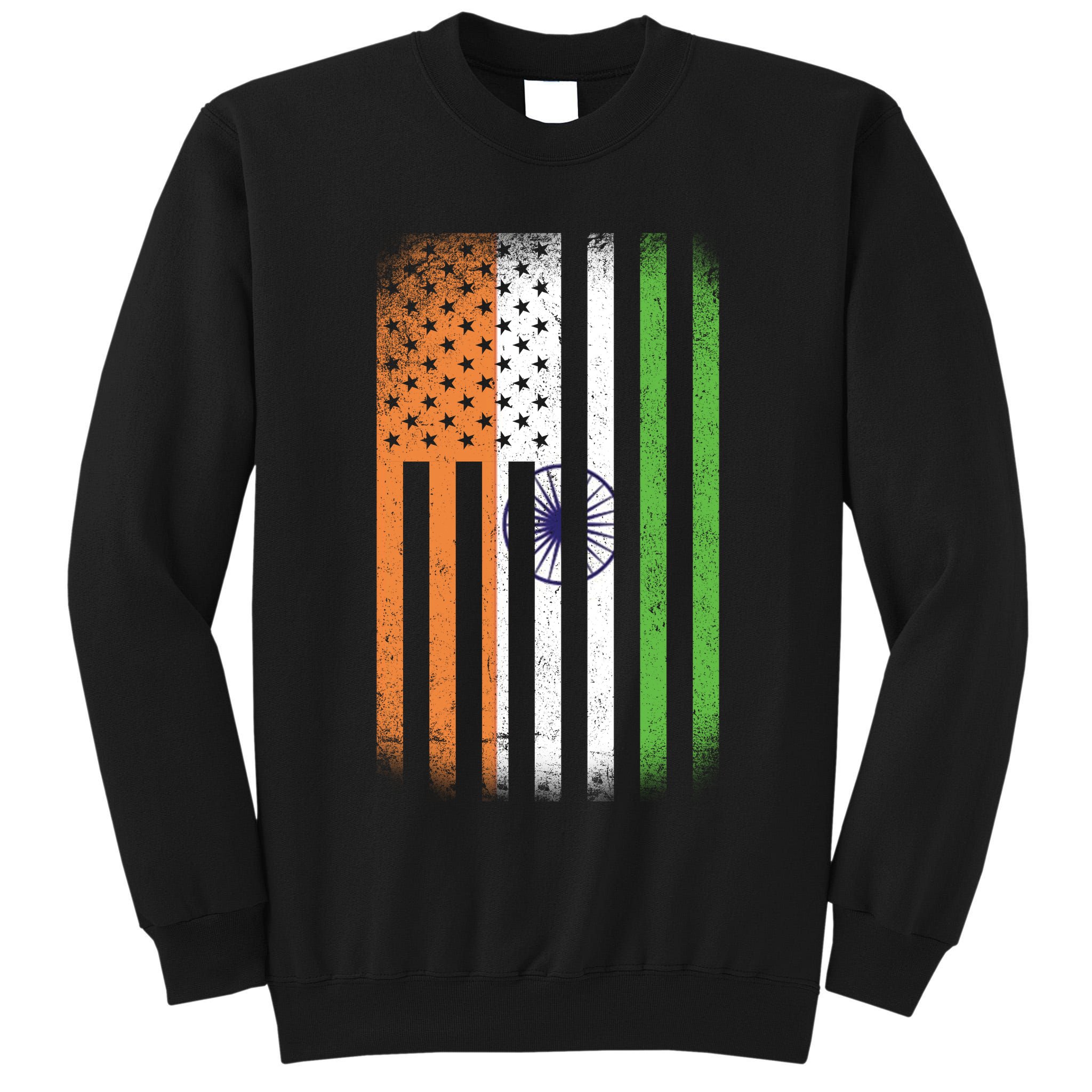 Vintage Indian Flag Tall Sweatshirt