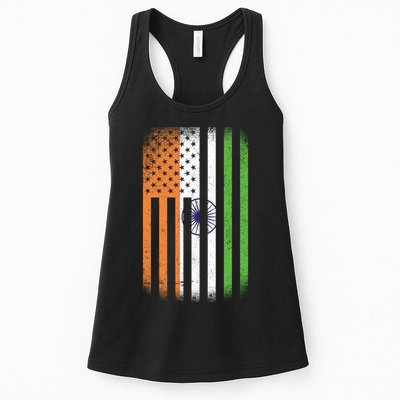Vintage Indian Flag Womens Tank Top