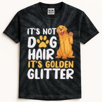 It's Not Dog Hair It's Golden Glitter Retriever Dog Owner Kids Tie-Dye T-Shirt