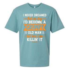 I Never Dreamed Id Become A Grumpy Old Man Sueded Cloud Jersey T-Shirt