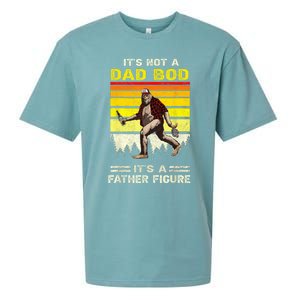 Its Not Dad Bod Funny Bigfoot Dad Sasquatch Fathers Day Sueded Cloud Jersey T-Shirt