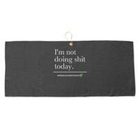 I’m Not Doing Shit Today Mission Accomplished Large Microfiber Waffle Golf Towel