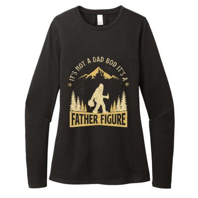 Its Not Dad Bod Its Father Figure Fathers Day Beer Bigfoot Womens CVC Long Sleeve Shirt