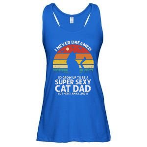 I Never Dreamed ID Grow Up To Be A Super Sexy Cat Dad Ladies Essential Flowy Tank