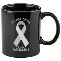 Im Not Drunk I Have Parkinsons Awareness Ribbon Pd Patient Gift 11oz C Handle Ceramic Mug