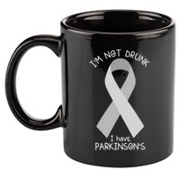 Im Not Drunk I Have Parkinsons Awareness Ribbon Pd Patient Gift 11oz C Handle Ceramic Mug