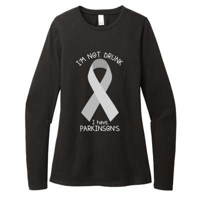 Im Not Drunk I Have Parkinsons Awareness Ribbon Pd Patient Gift Womens CVC Long Sleeve Shirt