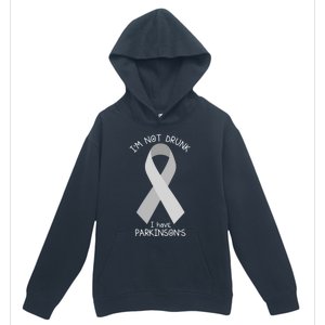 Im Not Drunk I Have Parkinsons Awareness Ribbon Pd Patient Gift Urban Pullover Hoodie