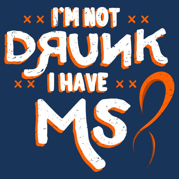 Im Not Drunk I Have MS Multiple Sclerosis Knit Cap Winter Beanie