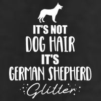 It's Not Dog Hair It's Ger Shepherd Cool Gift 7 Panel Mesh Trucker Snapback Hat