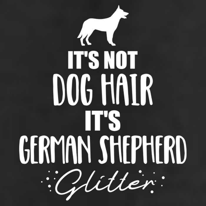 It's Not Dog Hair It's Ger Shepherd Cool Gift 7 Panel Mesh Trucker Snapback Hat