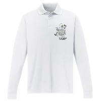 IM Not Demure IM Spooky Performance Long Sleeve Polo