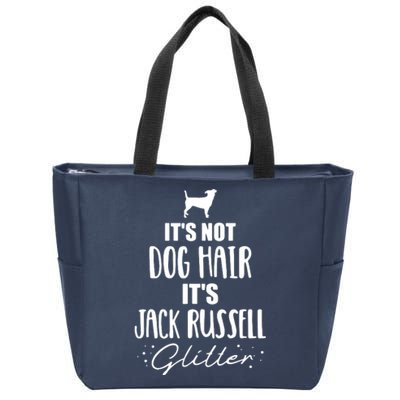 Its Not Dog Hair Its Jack Russell Zip Tote Bag