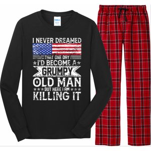 I Never Dreamed I'd Become A Grumpy Old Man Long Sleeve Pajama Set